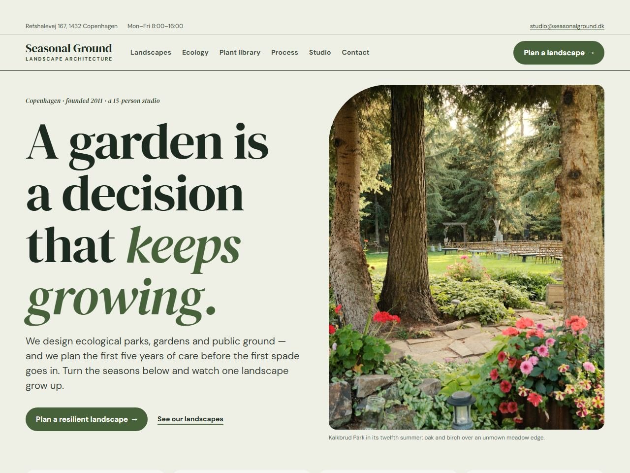 Seasonal Ground — Desktop