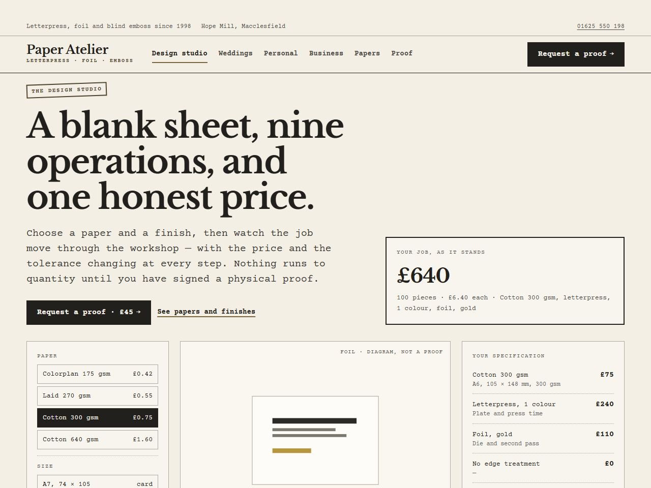 Paper Atelier — Desktop