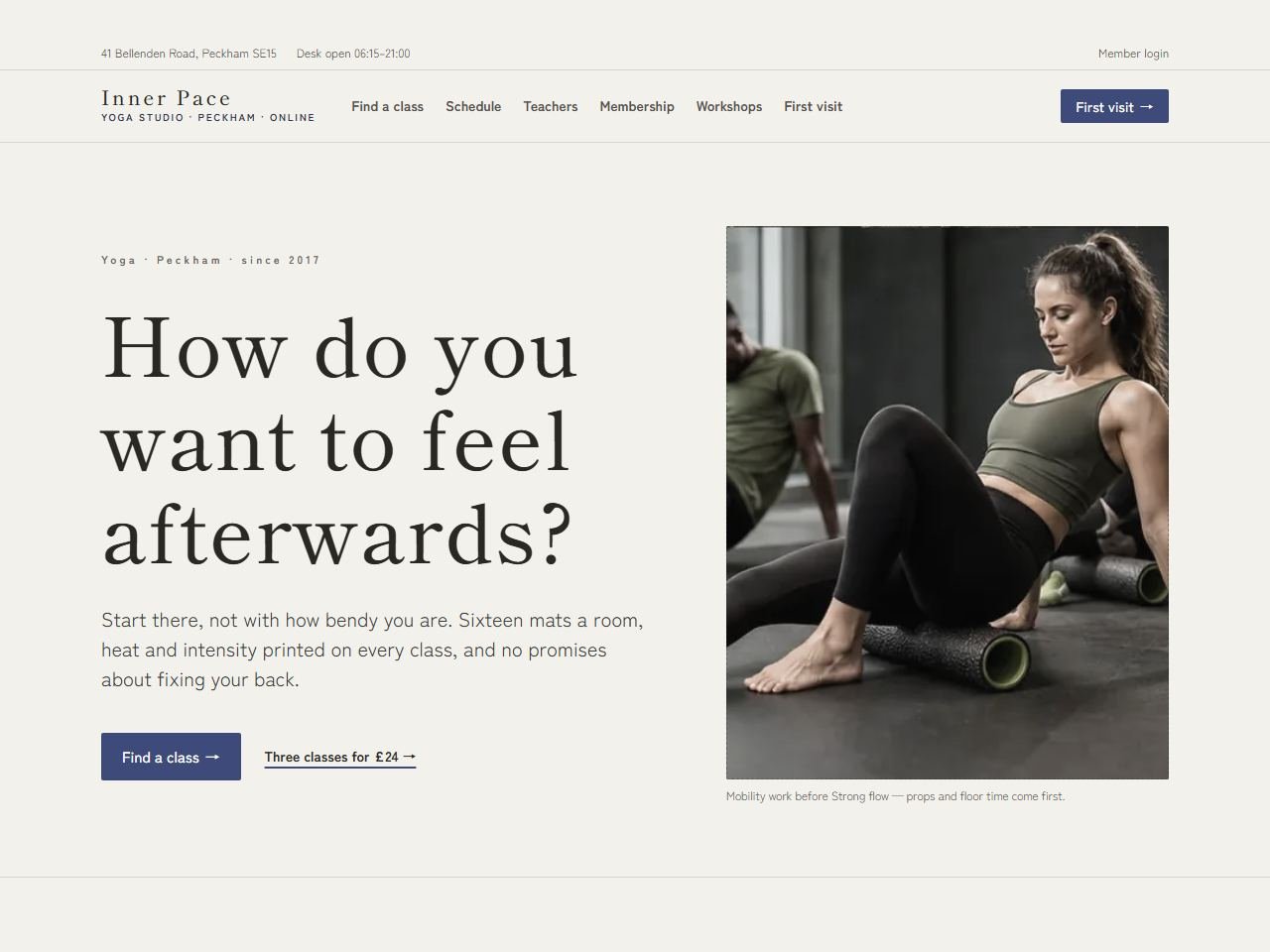 Inner Pace — Desktop