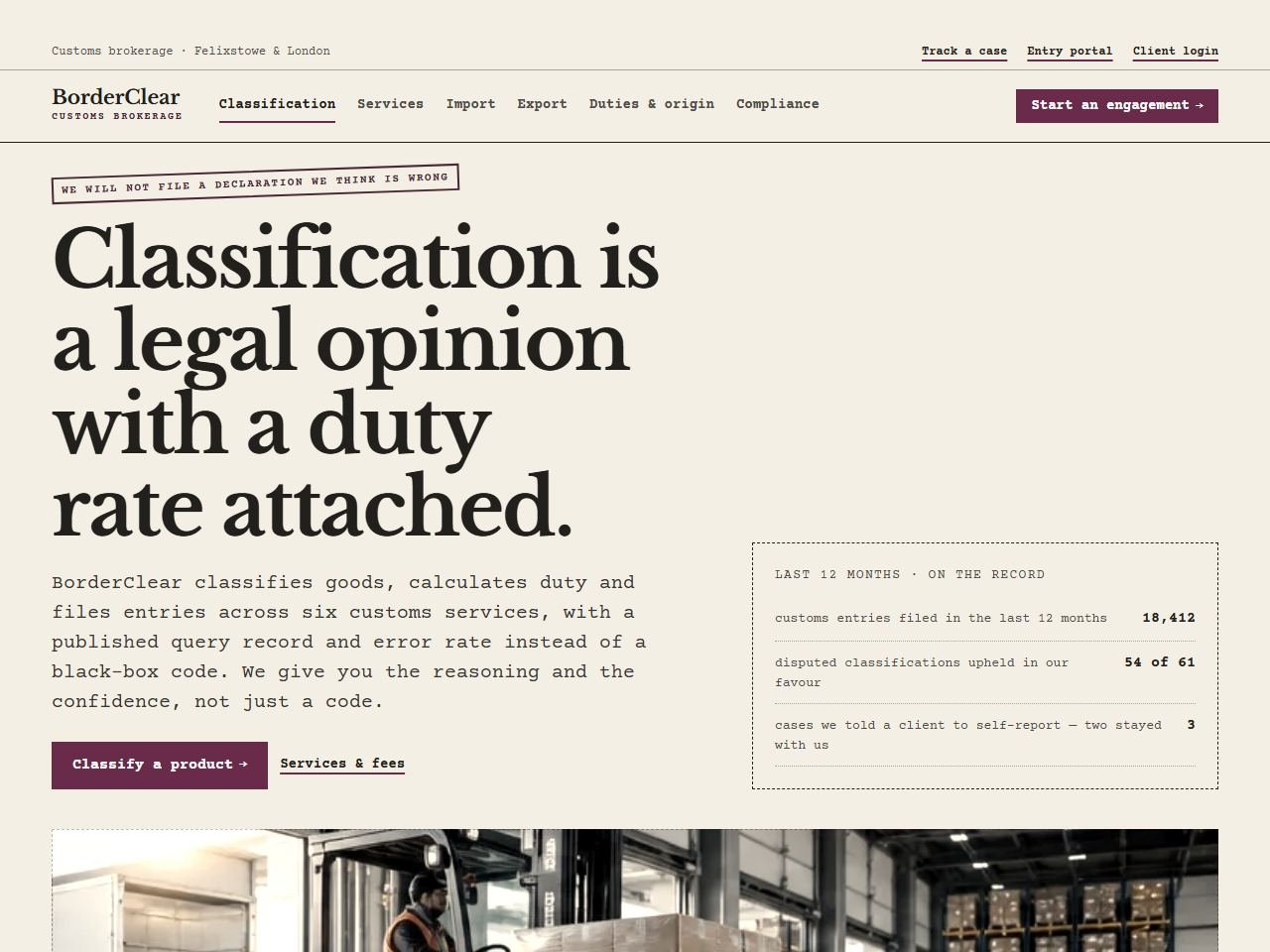 BorderClear — Desktop
