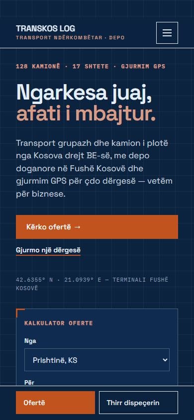 Logjistikë & Transport — Telefon
