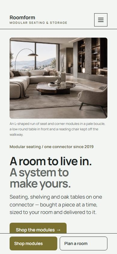 Roomform — Phone