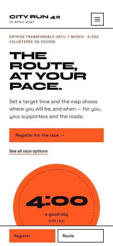 City Run 42 — Telefon