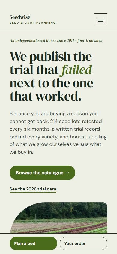 Seedwise — Telefon